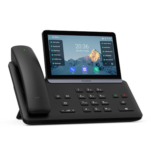 Yealink T88W Pro IP Phone - Corded/Cordless - Corded/Cordless - Bluetooth, Wi-Fi - 10 Multiple Conferencing - Wall Mountable, Desktop, Stand Mountable