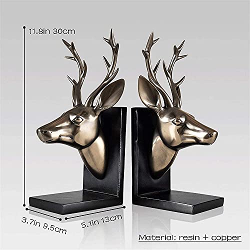 Book Ends Exquisite Bookends Book Animal Book Ends Shelf Brackets, Bookend Holder for Home Office Decorative Gifts Book Press