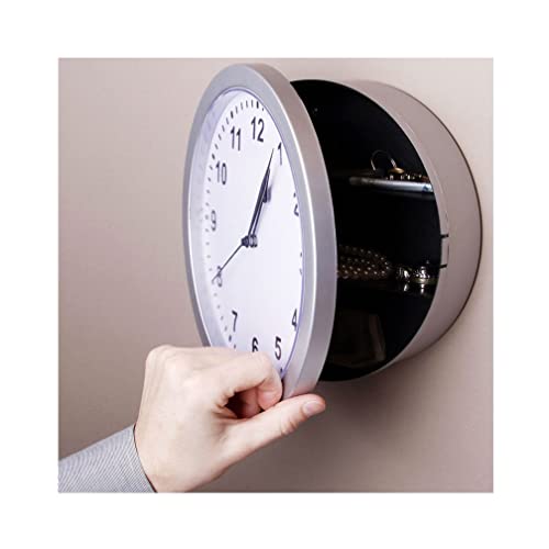 ONMYJFD Hidden safe Large Wall Clock Safety Box Secret Jewellery Stuff Storage home office Cash Safes