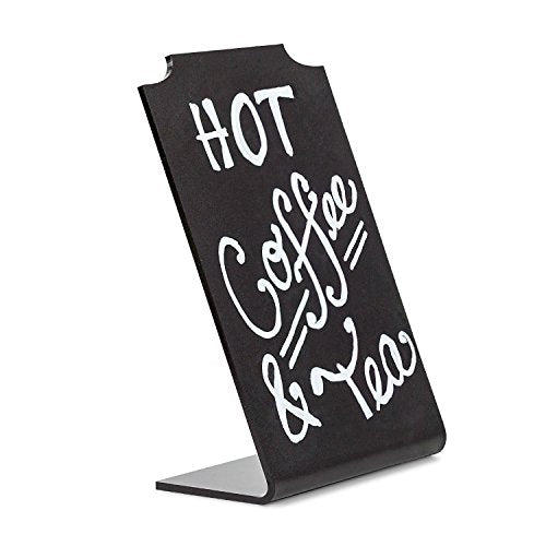 Source One Premium Slanted Chalkboard for Message Sign Made from Textured Plastic (12 Pack Large, Portrait)