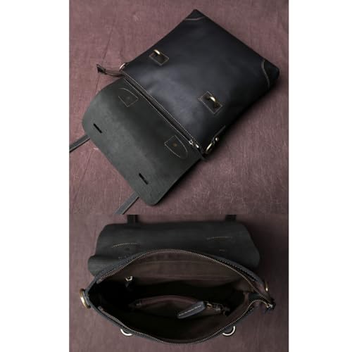 STBTOO Casual Daypacks Handbags Briefcases Men's Genuine Leather Shoulder Bags Messenger Bags Laptop Bags Luggage Bags(2)