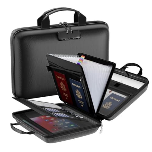 CDOBAU Fireproof Safe Box Secure Cash Check Important Document Storage.