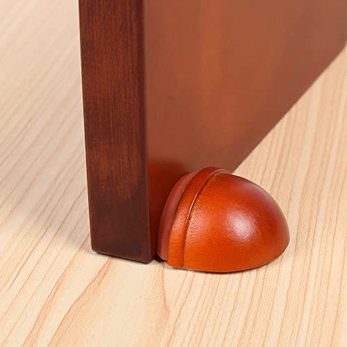 KKIUUUYTGT Wooden Door Stopper No Need Punch Self Adhesive Holder Stop for Home Protect Walls and Furniture