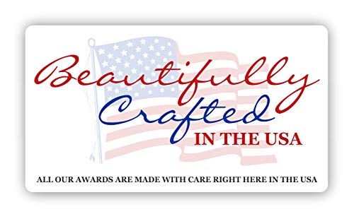 Award Plaques Personalized with Your Text, Engraved 6x8 Gold & Black