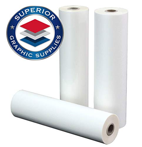 Superior Graphic Supplies PET Laminating Film Roll Premium Quality - 5 Mil / 0.005" Thick - 2P 12" x 200'