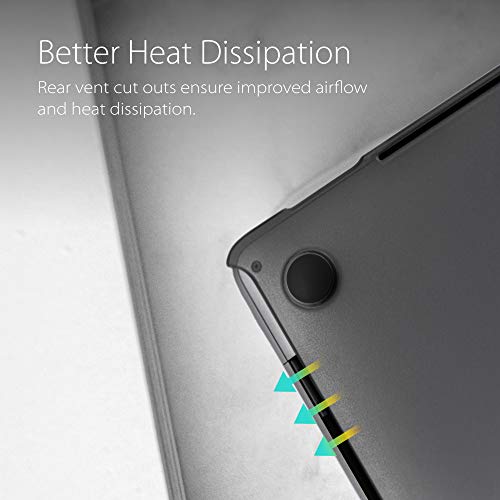 Moshi iGlaze Hardshell Case for MacBook Pro 16-inch (2019, Thunderbolt 3/USB-C), MacBook Cover, Scratch Protection, Easy Installation and Removal, Good Heat Dissipation, Stealth Black