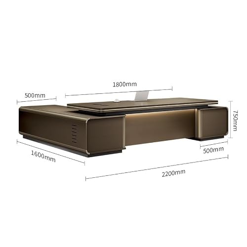 LINKIO Home Office Desks Boss Office Simple Leadership Furniture Manager Room Desk President Desk Computer Table Desk