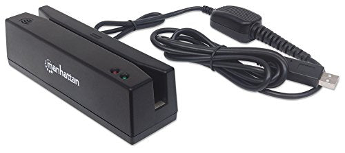 MANHATTAN Magnetic Strip Card Reader USB, Triple Track Reader (460255)