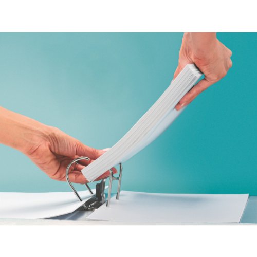 Leitz Lever Arch File, Celadon Green, A4, Curved Spine 6.5 cm Width, Elastic Fastening, Light polyfoam, Style Range, 11090053