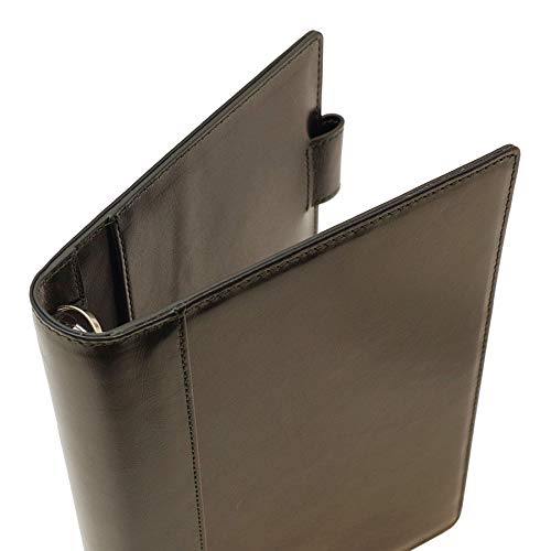 Franklin Planner Rustras Leather Binder, Compact Size, 0.8 inches (20 mm), Deep Green 64614