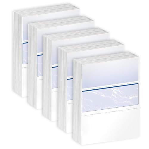 DocuGard Standard Blue Marble Middle Check, 24 lb, 8.5 x 11 Inches, 2500 Sheets (04509C)