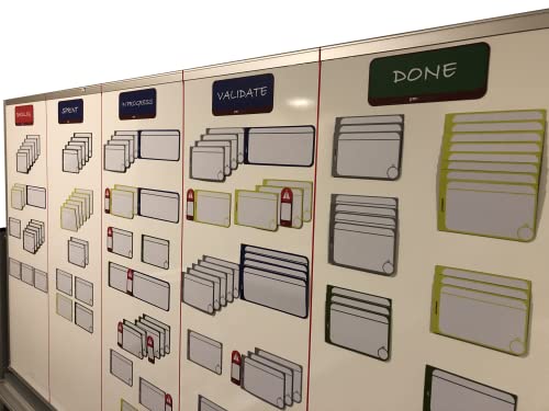 Kanban Board Magnetic Labels Kit. Various magnetic labels to build scrum board, kanban board, project management board, or student board. Premium Project Planning Board Kit. Kanban Magnetic Labels Kit