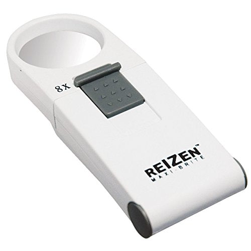 Reizen Maxi-Brite LED Handheld Magnifier - 8X