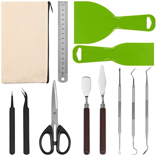 XDSRFVW 12Pcs Vinyl Weeding Tools Set Basic Craft Kit for DIY Precision Silhouettes Lettering