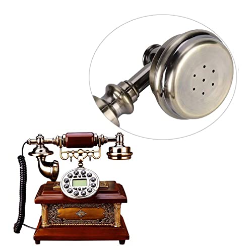 QUANGJN Telephone Retro Old Fashioned Landline Phones, Old Fashioned Corded Telephone with Resin Body for Office Home Living Room Decor Wonderful Gift