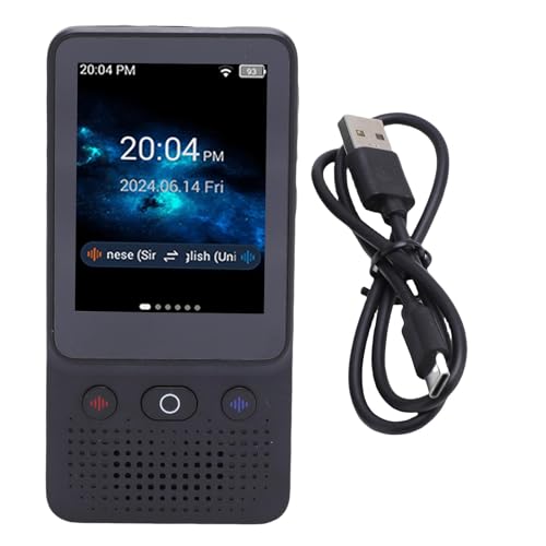 LICAEVEY AI Language Translator Device, 8GB Voice Instant Two Way 138 Language Translator, 2.8 Inch Touchscreen, Offline/Recording/Photo Translation for Business Travel