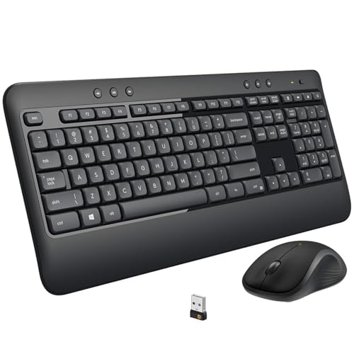 Yealink WH63 Mono Bluetooth Noise Canceling Mic Headset Bundle with Cam 313 2MP Webcam, MK540 Wireless Keyboard and Mouse, Gel Wrist & Mouse Pad, Mini Speaker