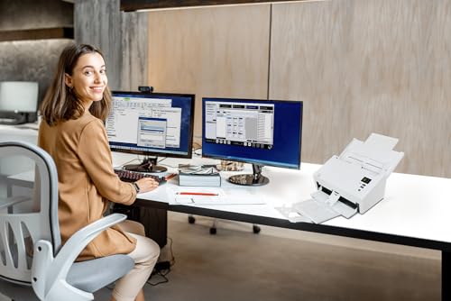 Xerox D50 Duplex Document Scanner for PC and Mac, 120-page Automatic Document Feeder (ADF), 70 ppm @ 200 dpi, Visioneer & ABBYY Software Included, 3-Year Warranty