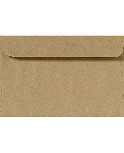 LUXPaper 6 x 9 Booklet Envelopes | Grocery Bag Brown | 70lb. Text | 250 Qty