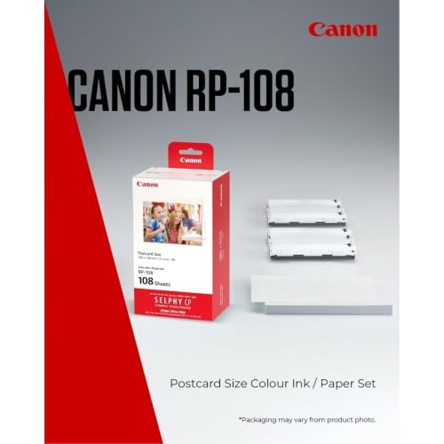 Canon RP-108 High-Capacity Color Ink/Paper Set (2 Pack)