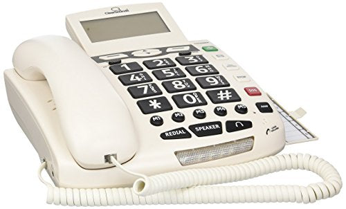 ClearSounds CSCSC600ER na 1-Handset Landline Telephone, White