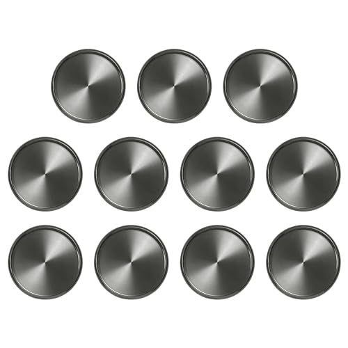 Levenger Aluminum Metal Circa Discs Binder Rings for Discbound Notebooks System, 11 Pack, Platinum 1 1/2-Inch