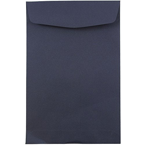 JAM PAPER 6 x 9 Open End Catalog Premium Envelopes - Navy Blue - 100/Pack