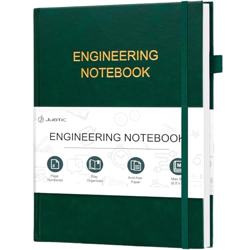 JUBTIC Engineering Notebook for Project Organization, 8.5" x 11"