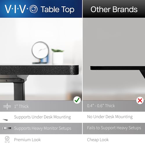 VIVO Rustic Vintage Brown 83 x 30 in Standing Desk, DESK-KIT-E2G84-30N