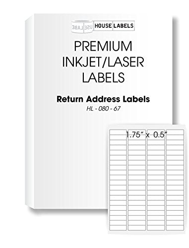 HouseLabels 80-up Address Labels (1/2" x 1-3/4")