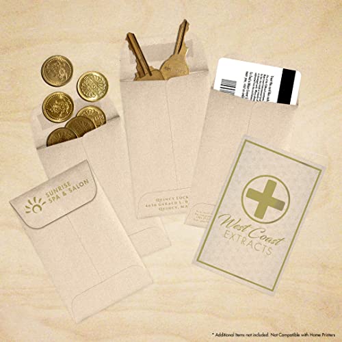 LUXPaper #1 Coin Envelopes | 2 1/4" x 3 1/2" | Taupe Metallic | 80lb. Text | 1,000 Qty