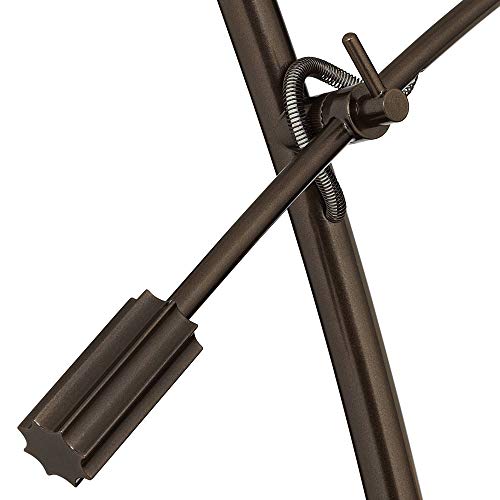 Possini Euro Design Raymond Bronze Adjustable Boom Arc 69" Tall Floor Lamp