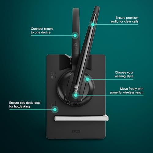 EPOS Impact D10 USB ML - EU II Single Sided Wireless Dect, W128208631 (Single Sided Wireless Dect System)