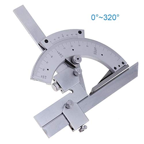 TEOYETTSF Universal Protractor 0-320 Degree Precision Goniometer Angle Measuring Finder Ruler Tool Woodworking Measuring Tool Dropship