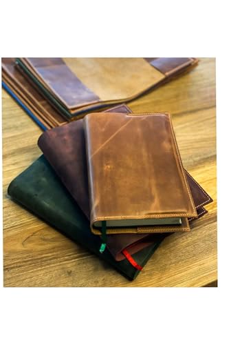 Quran Cover Case Leather, Khaki Color, Medium Size A4 Fit, Protective Holder for Religious Books, Appropriate for Texts - Khaki