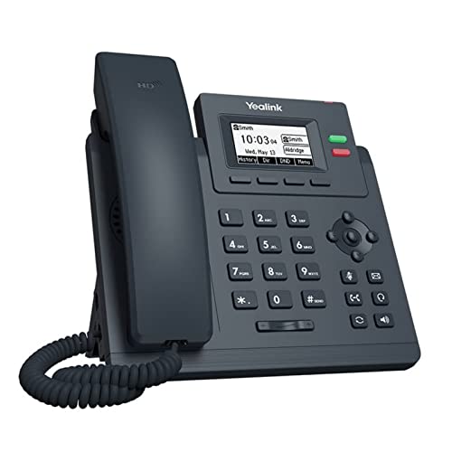 Yealink T31G IP Phone - Power Adapters Included - 1 Year Manufacturer Warranty - Unlocked can be Used with Any VoIP Provider