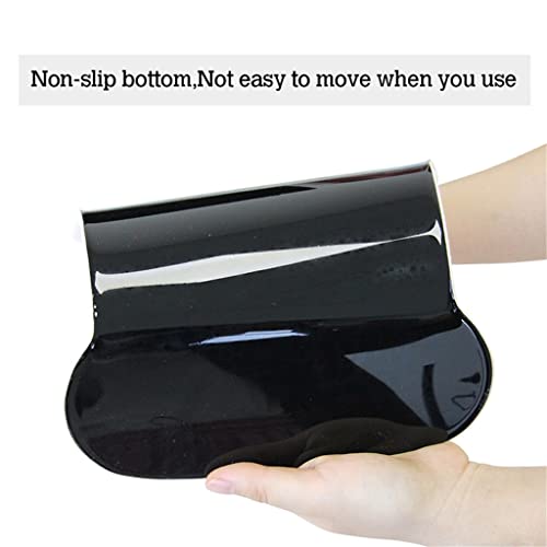 QERTYHJK Silicone Gel Wrist Pads Mat with Rest Gaming Mats Desktop PC Laptop