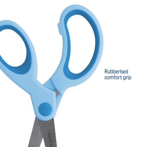 Westcott E-2053S 00 Soft Grip Kids 5 inch Scissors - Assorted Colours (Set of 24)