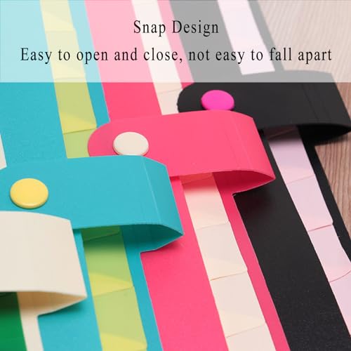 Folders,Document Organiser, Protective File Storage,2 Pack Expanding File Folders with 9 Pockets, A4 Accordion File Folder, Wallet Organiser Divider Folders with Snap Closure/Beige (Color : Black)