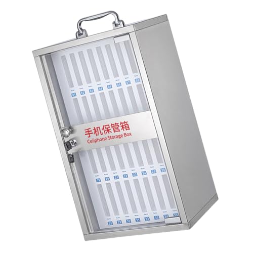 Oxxggkao Privacy Protected Wall Mounted Phone Safe with Nonrust Steel for Secure Storage in Schools and Gyms Lockable Storage