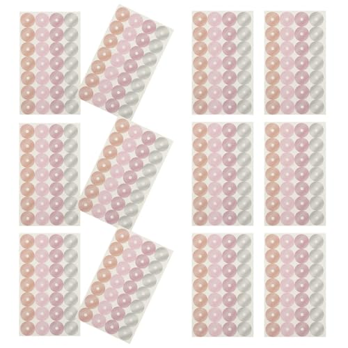 Hole Reinforcement Stickers Reinforcement Labels for Holes 64 Sheets Paper Stickers Self Adhesive Binder Ring Hole Protectors