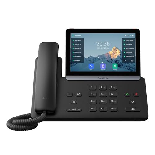 Yealink T88W IP Phone - Corded - Corded/Cordless - Bluetooth, Wi-Fi - 10 Multiple Conferencing - Wall Mountable, Stand Mountable, Desktop