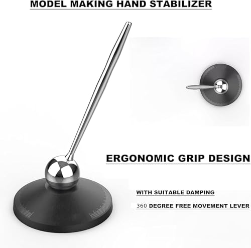 piudoiliy Hand Stabilizer, Model Making Hand Stabilizer, 360 Degree Rotatable Support Handle, for DIY Miniature, Figure, Soldier Models