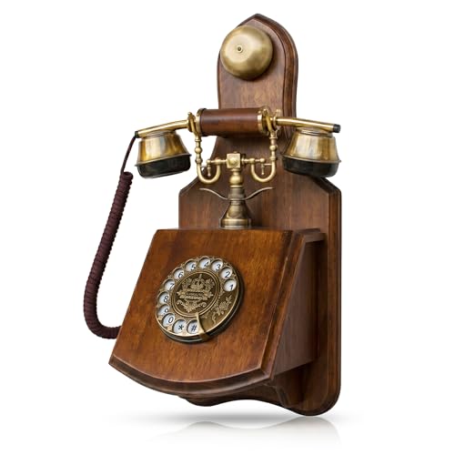 Opis Technology 1921 Cable Model D Real Wood Rotary Wall Mount Phone
