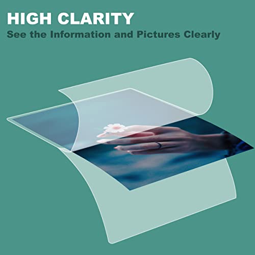 BESTEASY Clear 9" x 11.5" Thermal Laminating Sheets 3 mil Letter Size Thermal Laminating Pouches, Hold 8.9'' x 11.4'' Letter Size Sheets, Pack of 1000