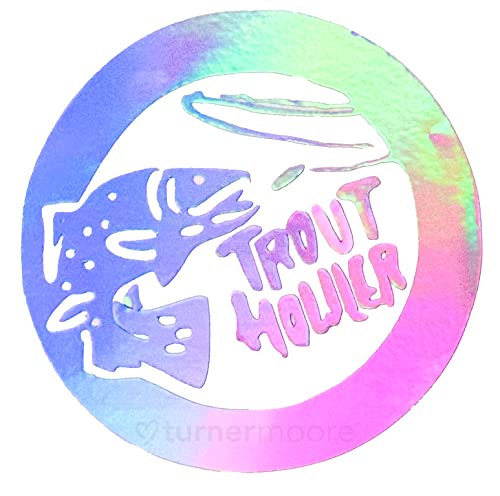 24" Holographic Vinyl Roll, Wide-Format 24 Inch Wide x 10 Yards, Rainbow Holographic Vinyl, Oil Slick Vinyl, Permanent Rainbow Chrome Vinyl for Signs Decals by Turner Moore Edition (24" x30 FT)