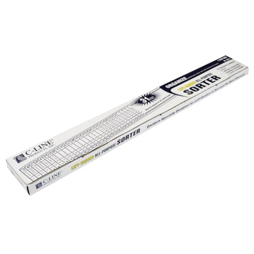 C-Line Left-Handed Document Sorter, Blue (30515)