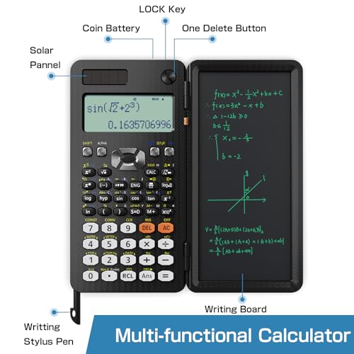 ROATEE Scientific Calculator for Student 991ES with Notepad School Supplies