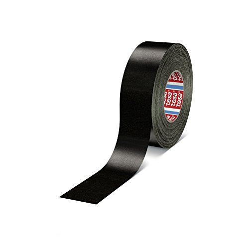 Tesa T46512550S 4651 Premium Adhesive Tape, 50 m x 25 mm, Black
