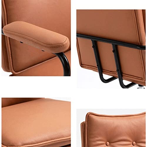 MVUYO FMURY Home Computer Chair Student Dormitory Study Chair Back Comfortable sedentary Office Chair Desk(Black)